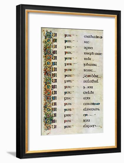 The Genealogy of Christ, 800 Ad-null-Framed Giclee Print