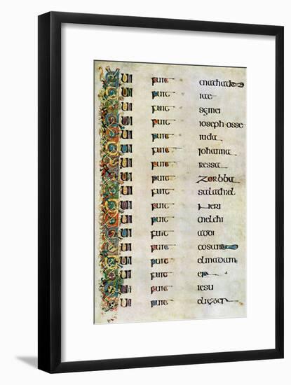 The Genealogy of Christ, 800 Ad-null-Framed Giclee Print