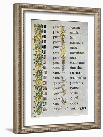 The Genealogy of Christ, 800 Ad-null-Framed Giclee Print