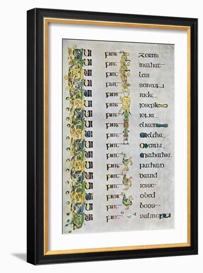 The Genealogy of Christ, 800 Ad-null-Framed Giclee Print