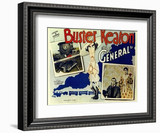 The General, 1927-null-Framed Premium Giclee Print