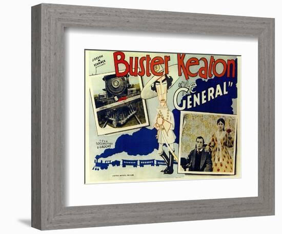 The General, 1927-null-Framed Art Print