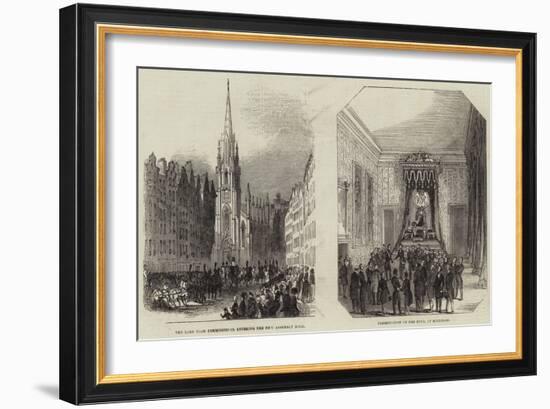 The General Assembly of Scotland-null-Framed Giclee Print