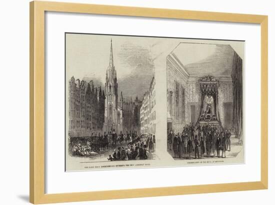 The General Assembly of Scotland-null-Framed Giclee Print