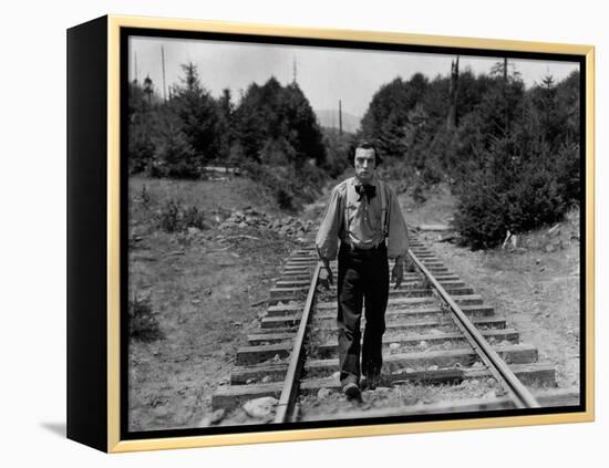 The General, Buster Keaton, 1926-null-Framed Stretched Canvas