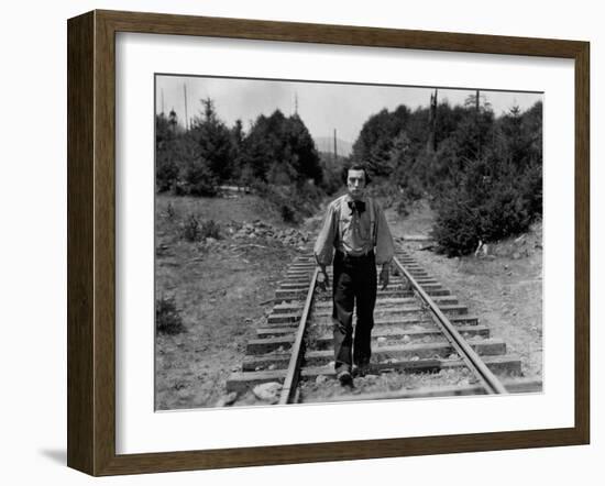 The General, Buster Keaton, 1926-null-Framed Photo