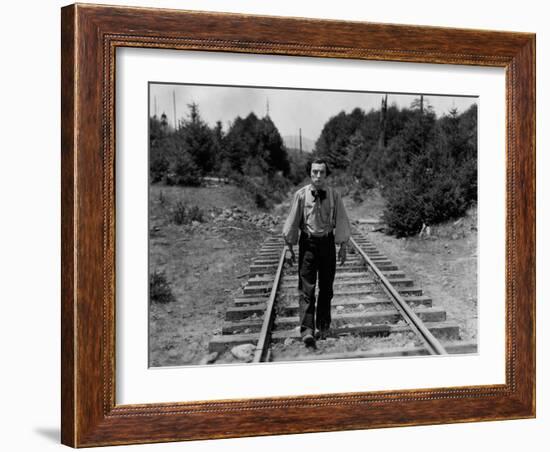 The General, Buster Keaton, 1926-null-Framed Photo
