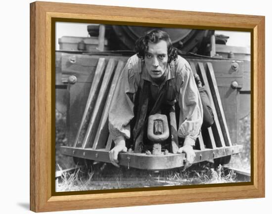 The General, Buster Keaton, 1927, Train-null-Framed Stretched Canvas