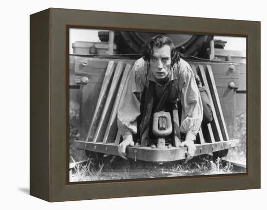 The General, Buster Keaton, 1927, Train-null-Framed Stretched Canvas