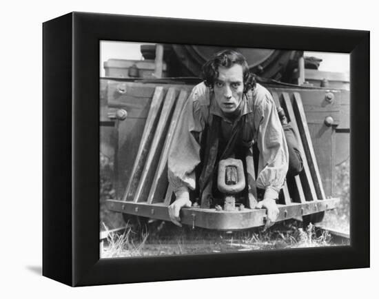 The General, Buster Keaton, 1927, Train-null-Framed Stretched Canvas