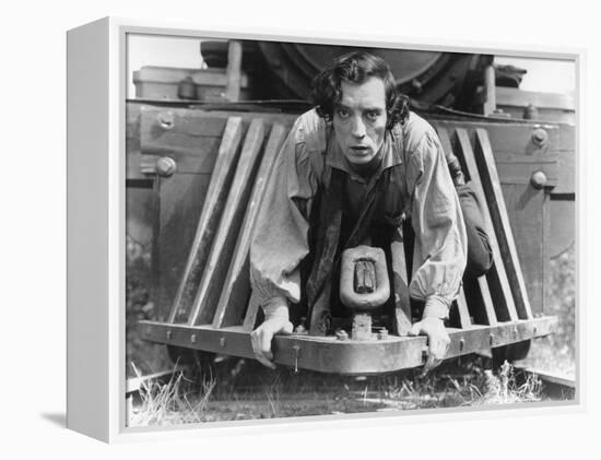 The General, Buster Keaton, 1927, Train-null-Framed Stretched Canvas