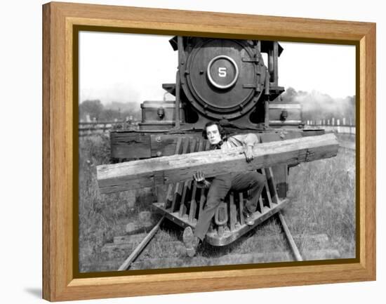 The General, Buster Keaton, 1927-null-Framed Stretched Canvas