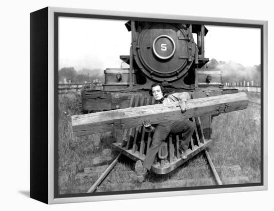 The General, Buster Keaton, 1927-null-Framed Stretched Canvas