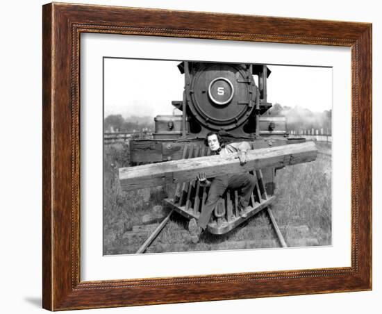 The General, Buster Keaton, 1927-null-Framed Photo