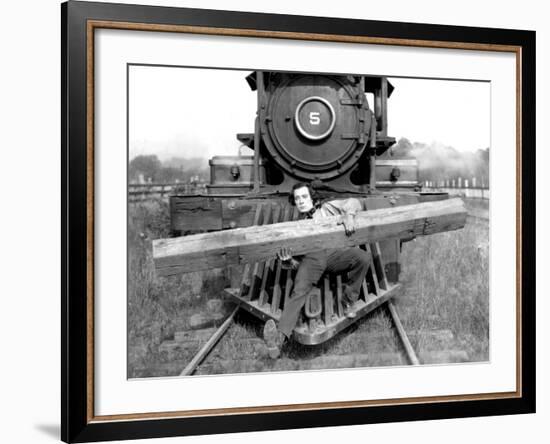 The General, Buster Keaton, 1927-null-Framed Photo