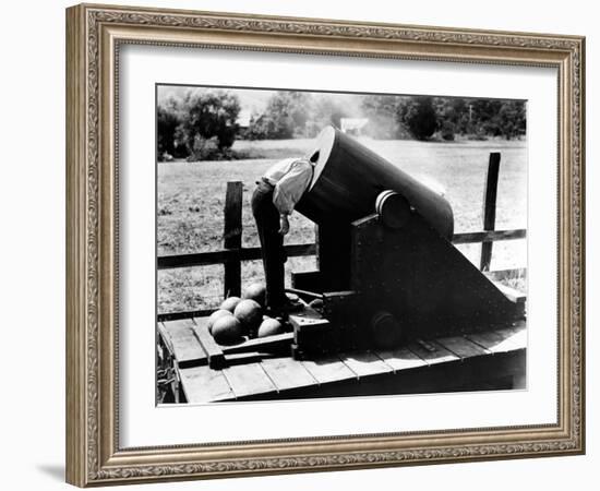 The General, Buster Keaton, 1927-null-Framed Photo