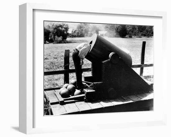 The General, Buster Keaton, 1927-null-Framed Photo