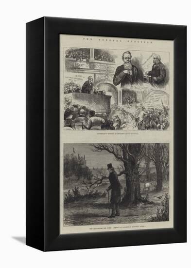 The General Election-Johann Nepomuk Schonberg-Framed Premier Image Canvas