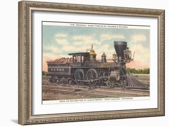 The General, Locomotive, Chattanooga, Tennessee-null-Framed Art Print