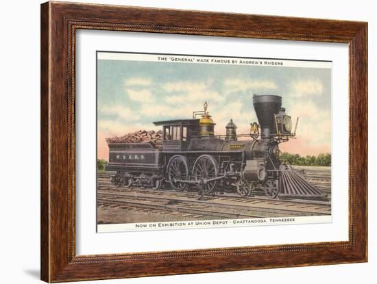 The General, Locomotive, Chattanooga, Tennessee-null-Framed Art Print