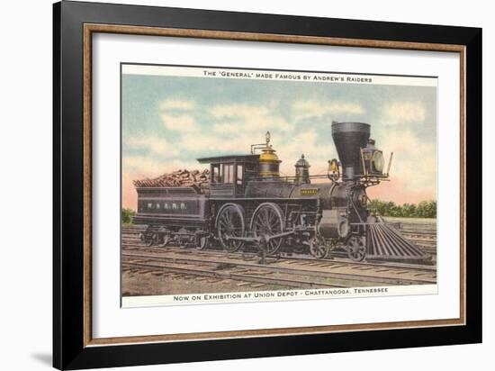 The General, Locomotive, Chattanooga, Tennessee-null-Framed Art Print