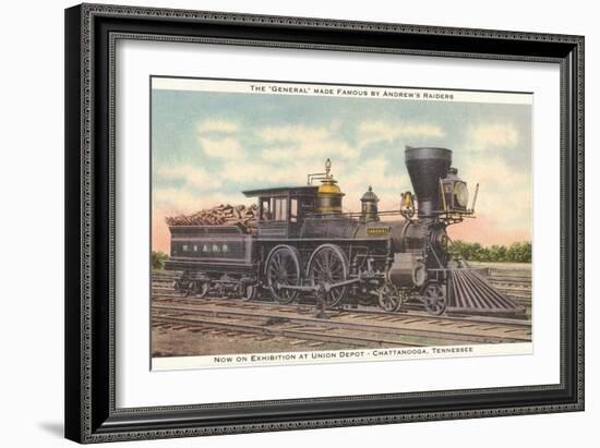 The General, Locomotive, Chattanooga, Tennessee-null-Framed Art Print