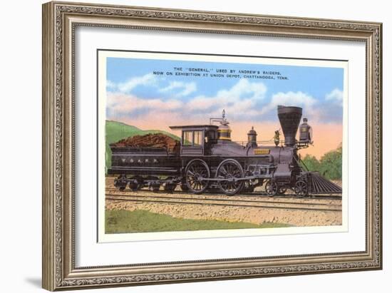 The General, Locomotive, Chattanooga, Tennessee-null-Framed Art Print