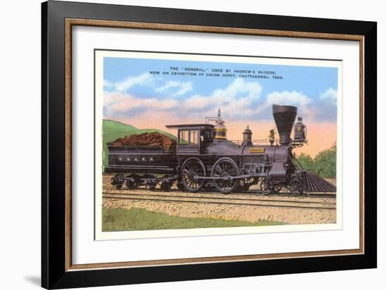 The General, Locomotive, Chattanooga, Tennessee-null-Framed Premium Giclee Print