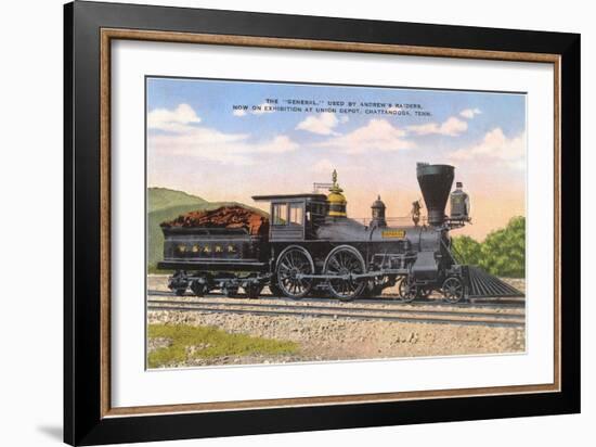 The General, Locomotive-null-Framed Art Print