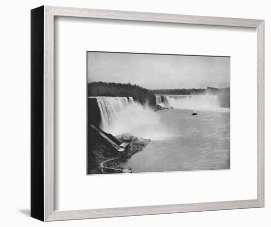 'The General Outline of Niagara', 19th century-Unknown-Framed Photographic Print