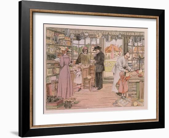 The General Store, from "The Book of Shops," 1899-Francis Donkin Bedford-Framed Giclee Print