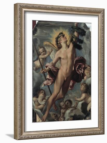 The Genius of Fame-Annibale Carracci-Framed Giclee Print