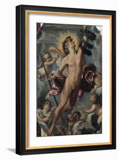 The Genius of Fame-Annibale Carracci-Framed Giclee Print