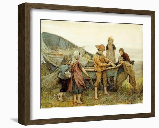 The Genius of the Village-Arthur Hopkins-Framed Giclee Print