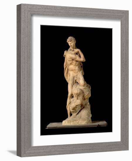 The Genius of Victory, 1532-34-Michelangelo Buonarroti-Framed Giclee Print