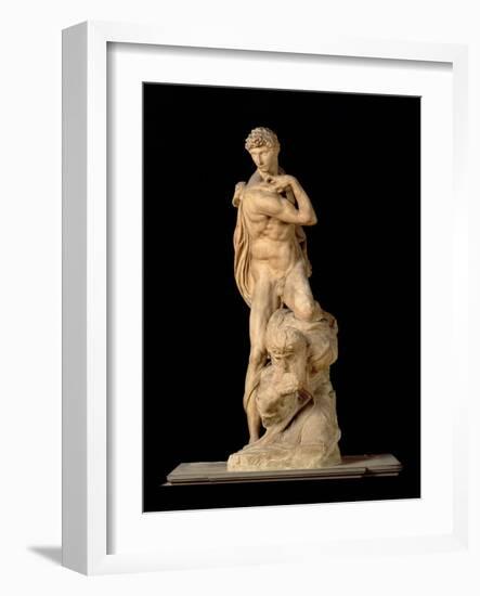 The Genius of Victory, 1532-34-Michelangelo Buonarroti-Framed Giclee Print