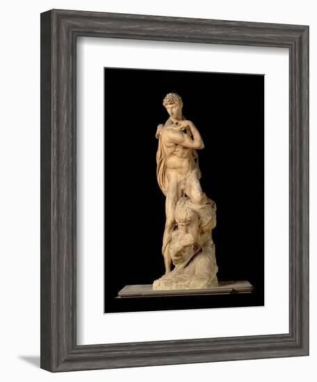 The Genius of Victory, 1532-34-Michelangelo Buonarroti-Framed Giclee Print