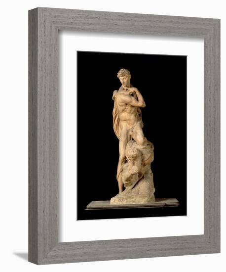 The Genius of Victory, 1532-34-Michelangelo Buonarroti-Framed Giclee Print