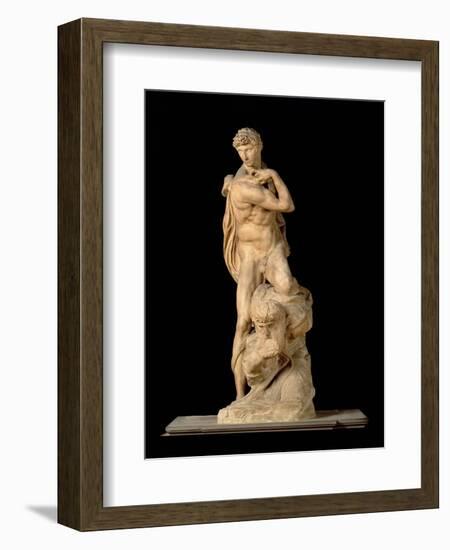 The Genius of Victory, 1532-34-Michelangelo Buonarroti-Framed Giclee Print