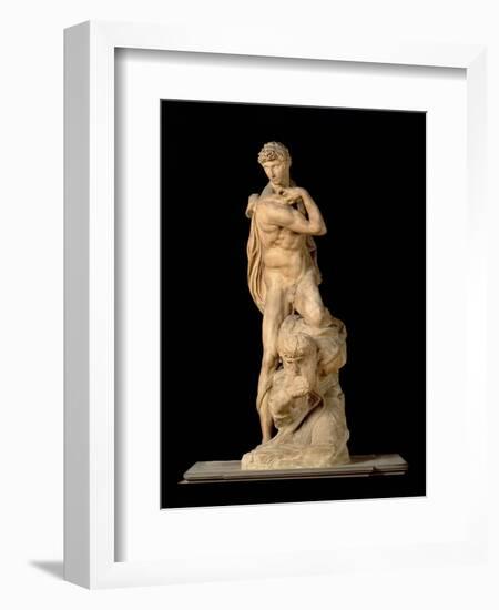 The Genius of Victory, 1532-34-Michelangelo Buonarroti-Framed Giclee Print