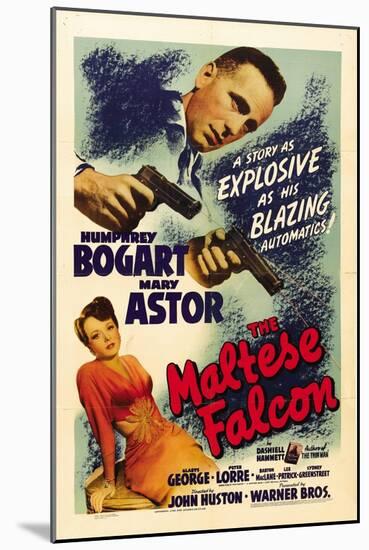 The Gent From Frisco, 1941, "The Maltese Falcon" Directed by John Huston-null-Mounted Giclee Print
