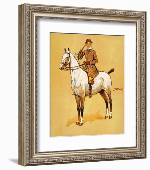 The Gent with 'Osses to Sell-Snaffles-Framed Premium Giclee Print