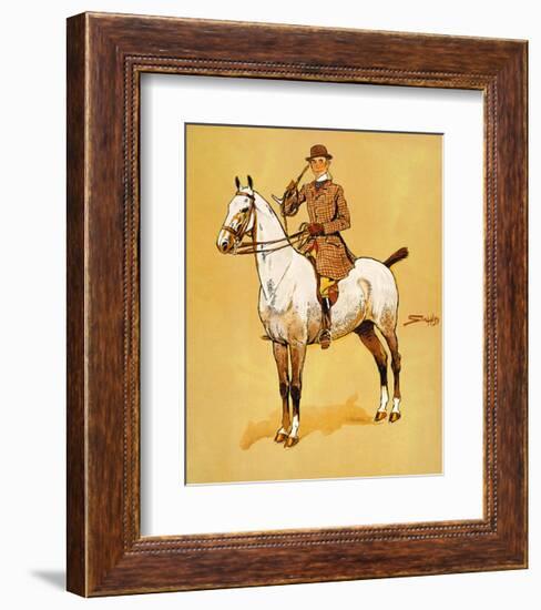 The Gent with 'Osses to Sell-Snaffles-Framed Premium Giclee Print