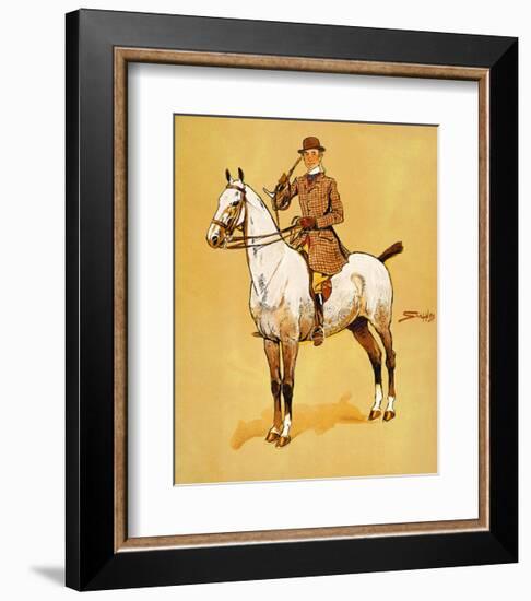 The Gent with 'Osses to Sell-Snaffles-Framed Premium Giclee Print