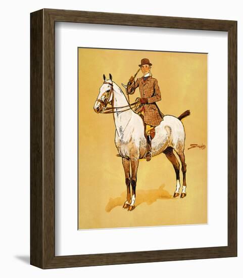 The Gent with 'Osses to Sell-Snaffles-Framed Premium Giclee Print