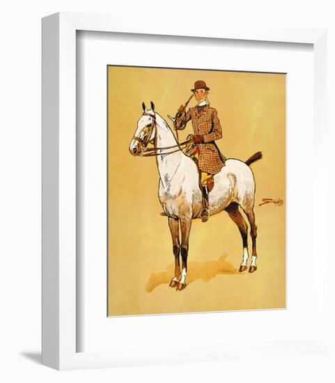 The Gent with 'Osses to Sell-Snaffles-Framed Premium Giclee Print