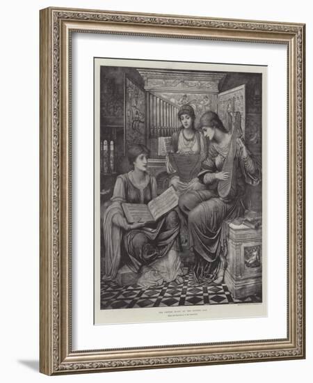 The Gentle Music of the Bygone Day-John Melhuish Strudwick-Framed Giclee Print