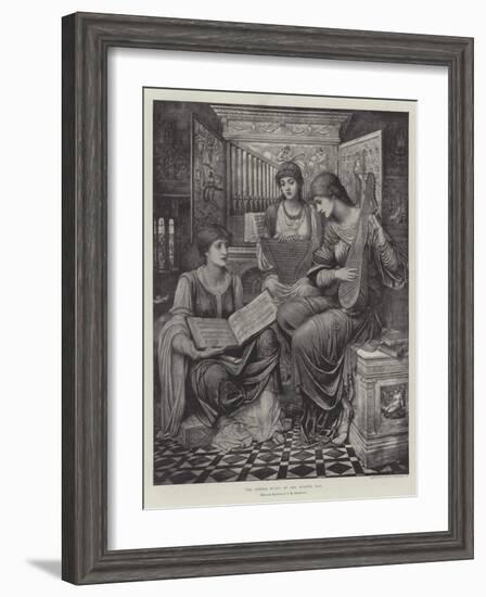 The Gentle Music of the Bygone Day-John Melhuish Strudwick-Framed Giclee Print