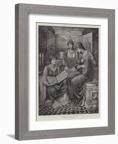 The Gentle Music of the Bygone Day-John Melhuish Strudwick-Framed Giclee Print