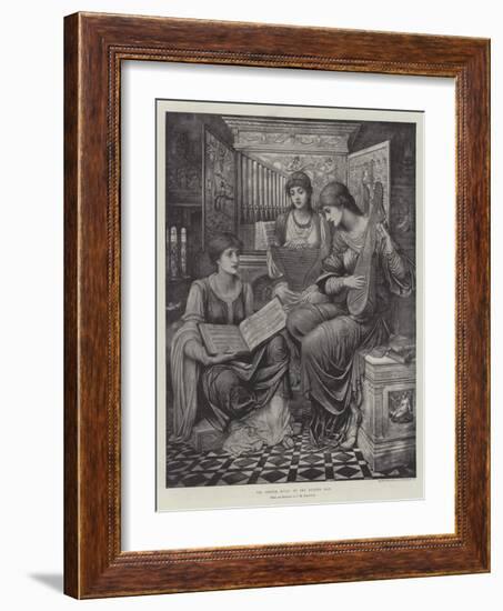 The Gentle Music of the Bygone Day-John Melhuish Strudwick-Framed Giclee Print